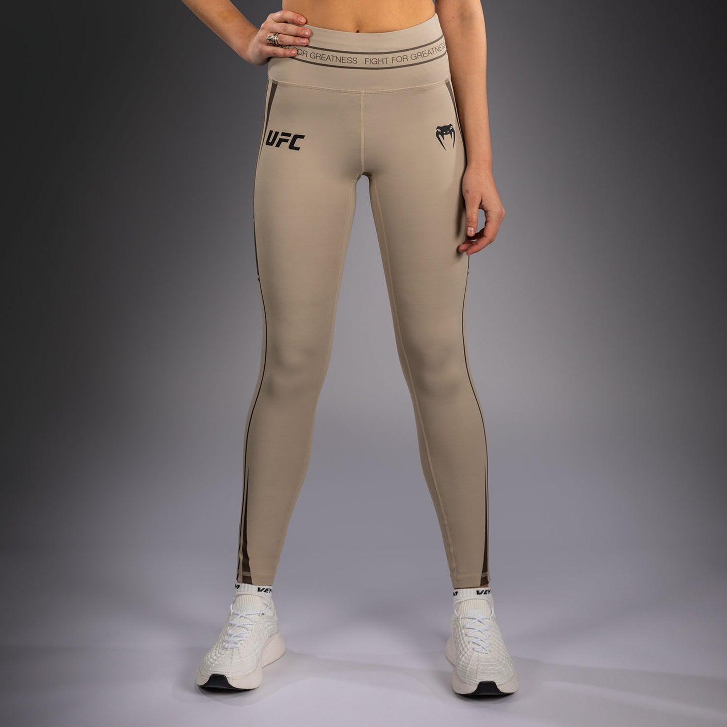 Venum UFC Unity by Venum Authentic Fight Week Dames Technische Compressiebroek - Zand