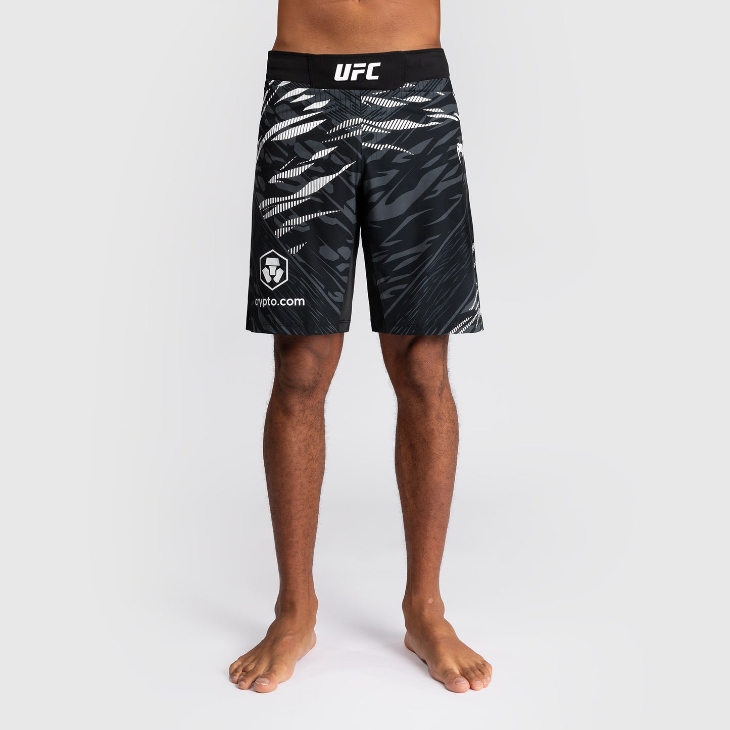 UFC Fusion by Venum Personalized Authentic Fight Night Fight Shorts voor Heren - Lang Fit - Zwart