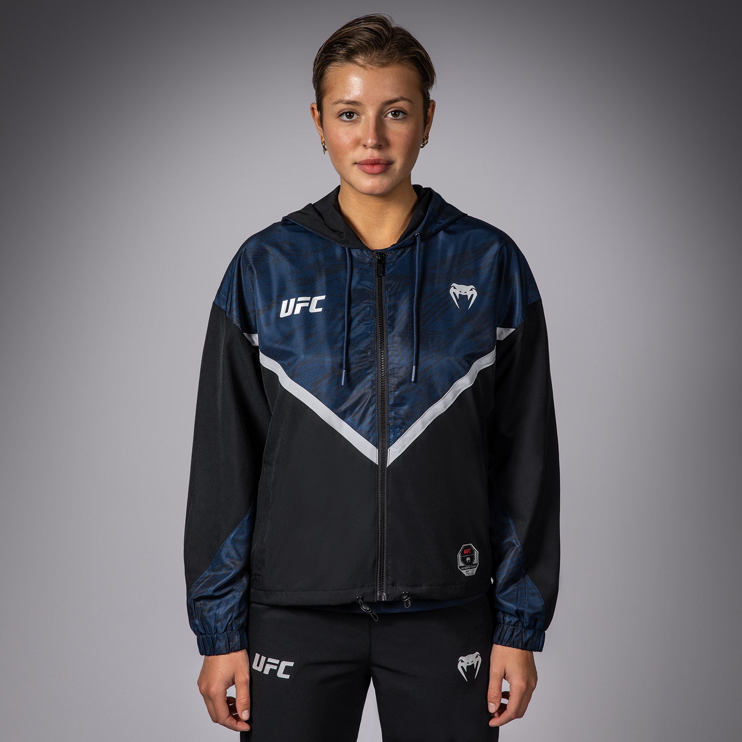 UFC Fusion by Venum Fight Week Zip-Hoodie voor Dames - Oceaanblauw