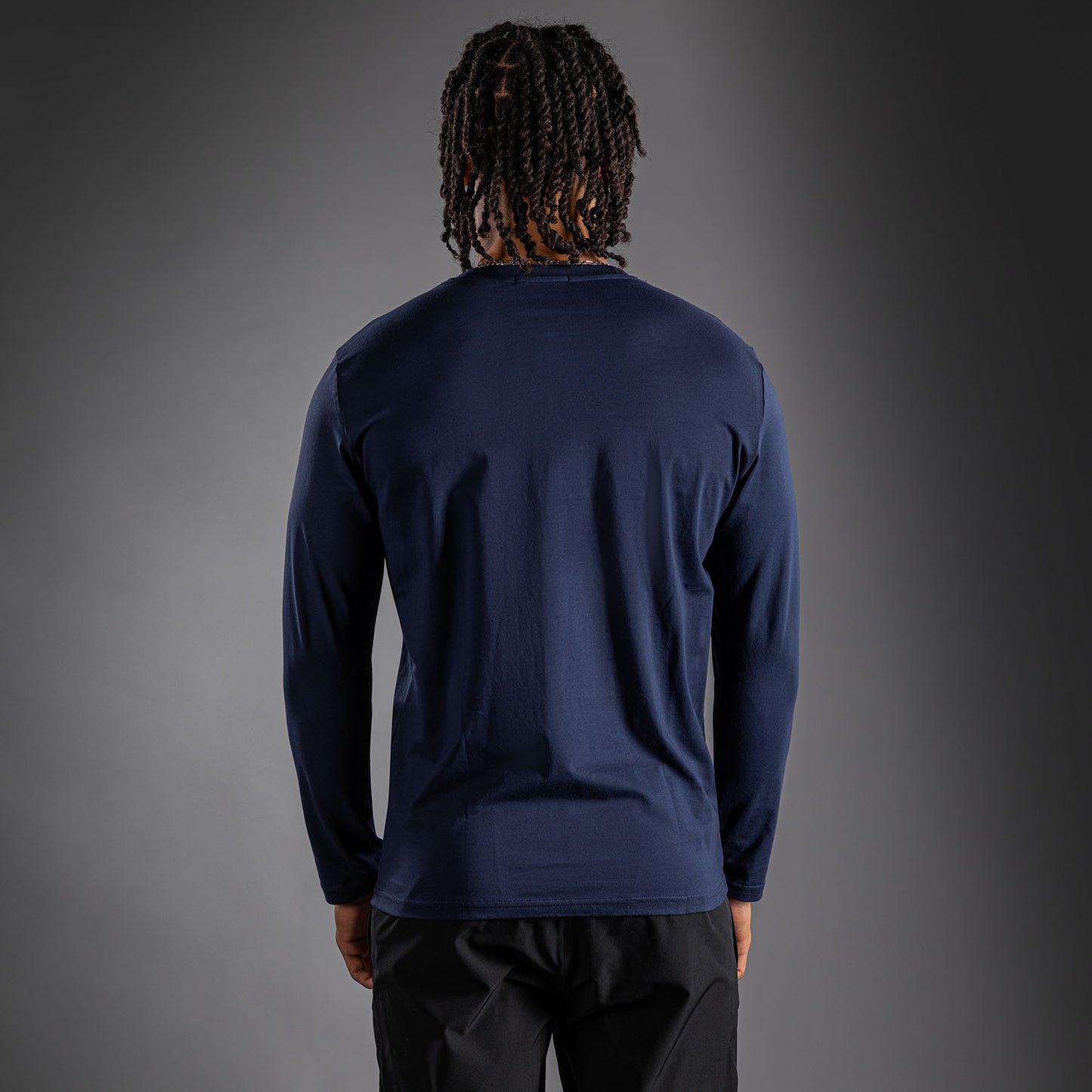 Venum Lineup T-shirt met lange mouwen Navy - Blauw/Wit