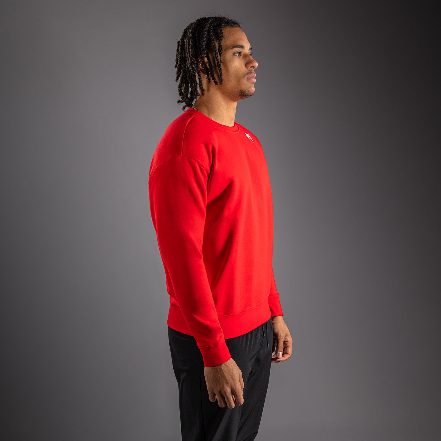 Venum Lineup Fleece Crew - Rood/Wit