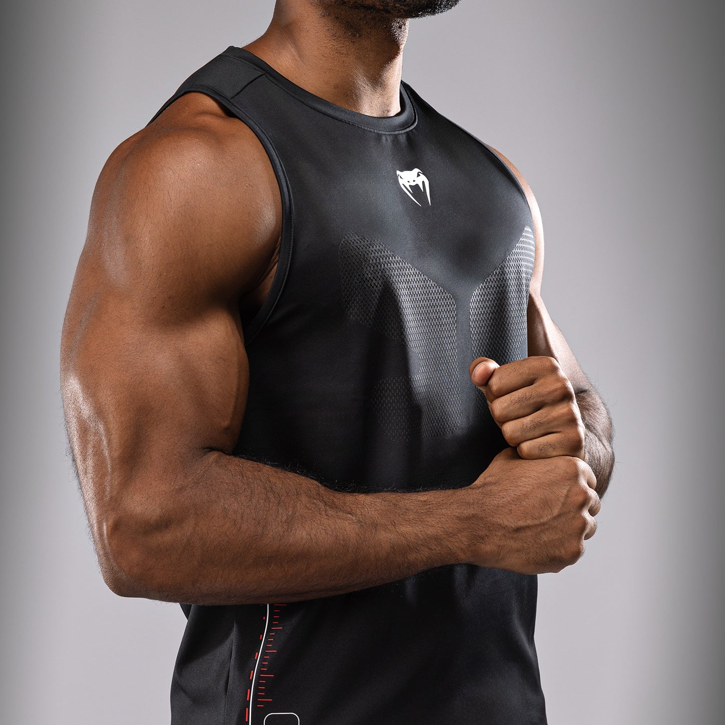 Venum Tactical XT  Heren Dry Tech Tank Top - Zwart/Vuurrood