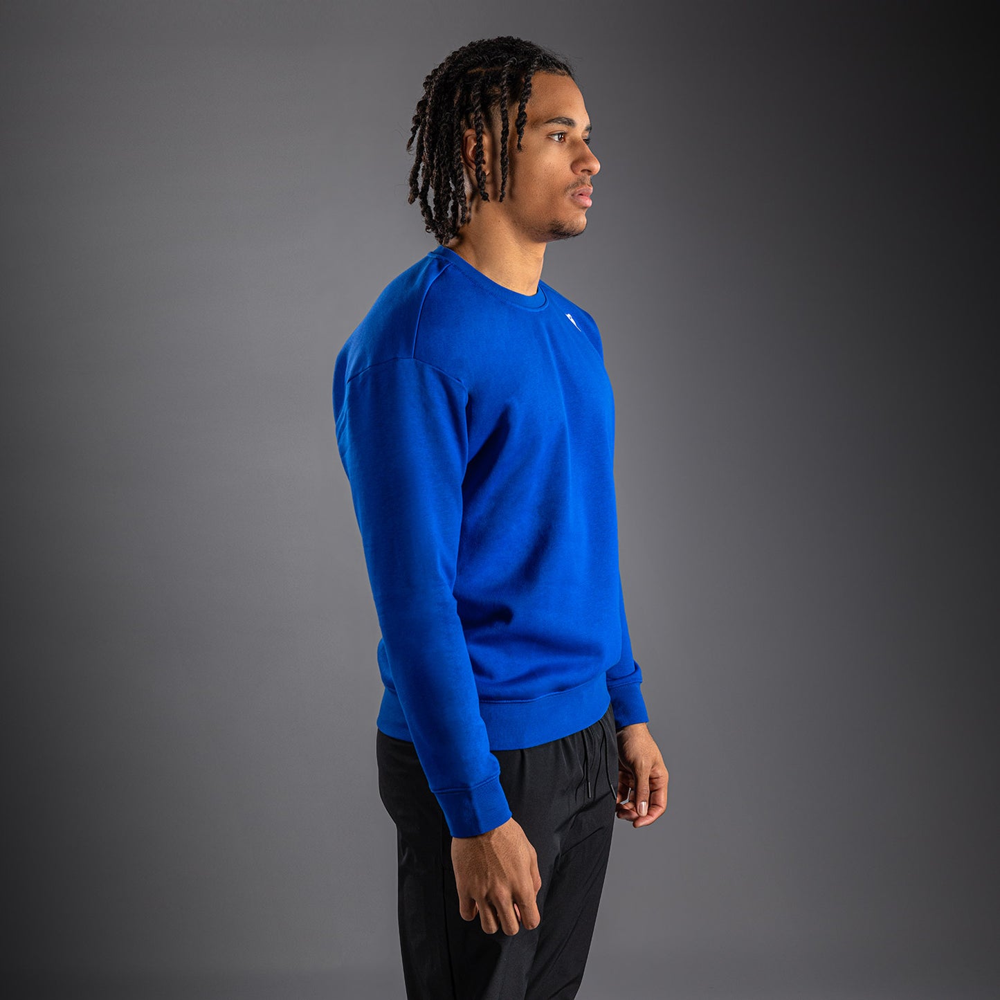Venum Lineup Fleece Crew Royal - Blauw/Wit