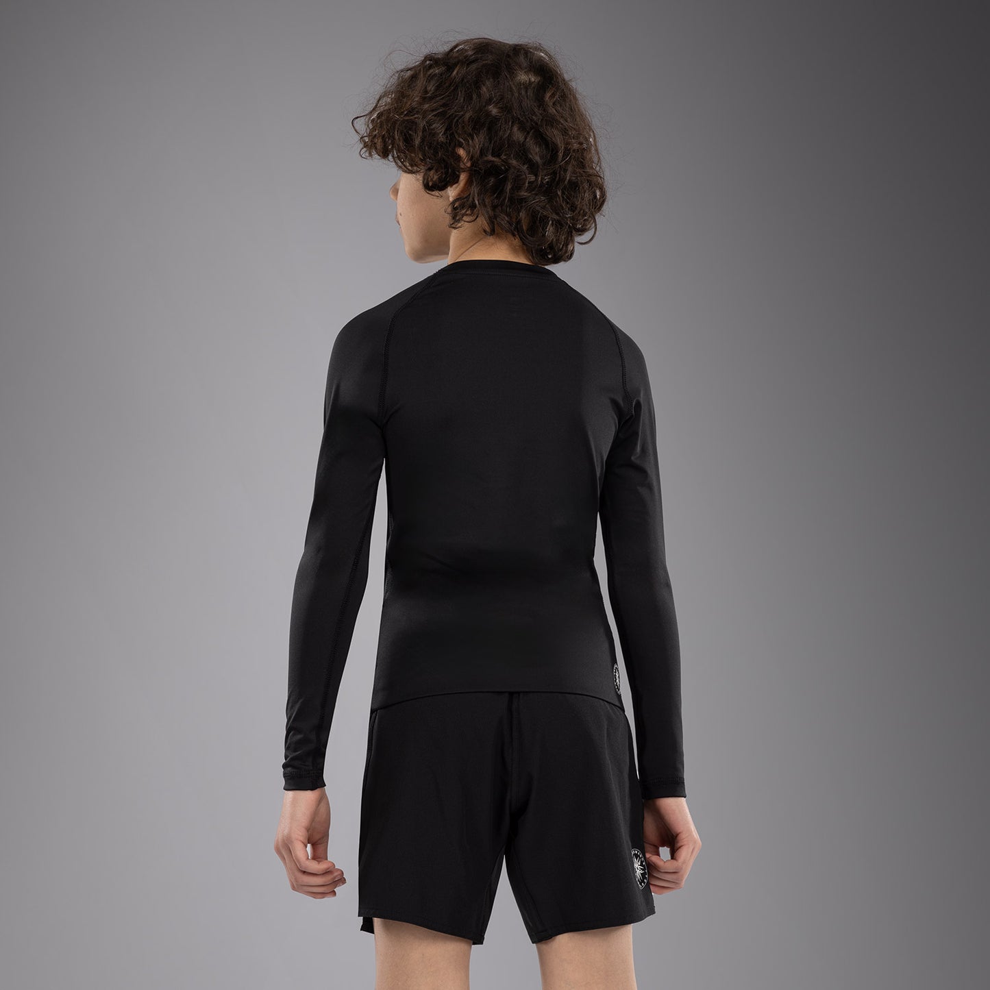Venum Contender voor Kinderen Rashguards Lange Mouwen - Zwart