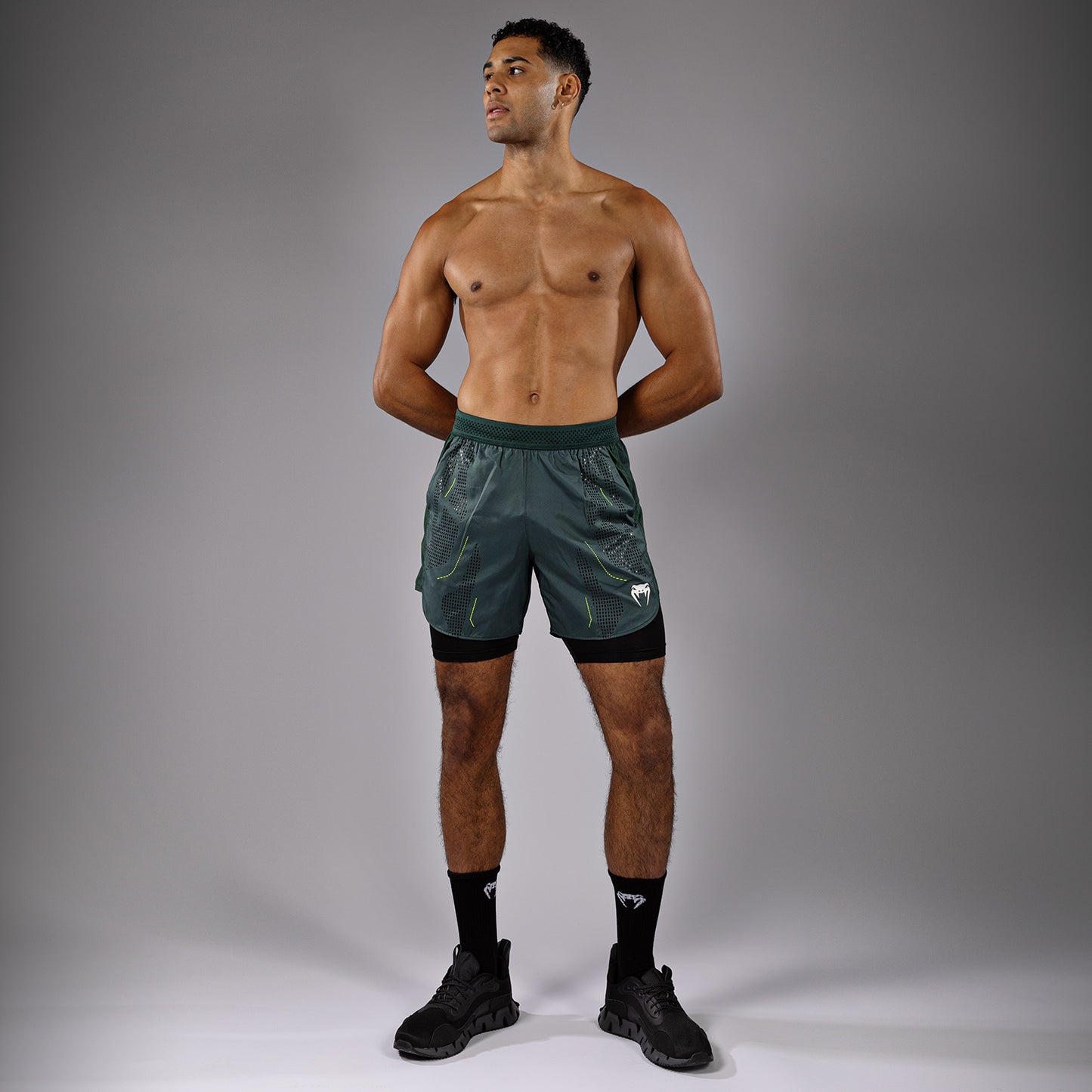 Venum Technical 3.0 Trainingshort - Bosgroen