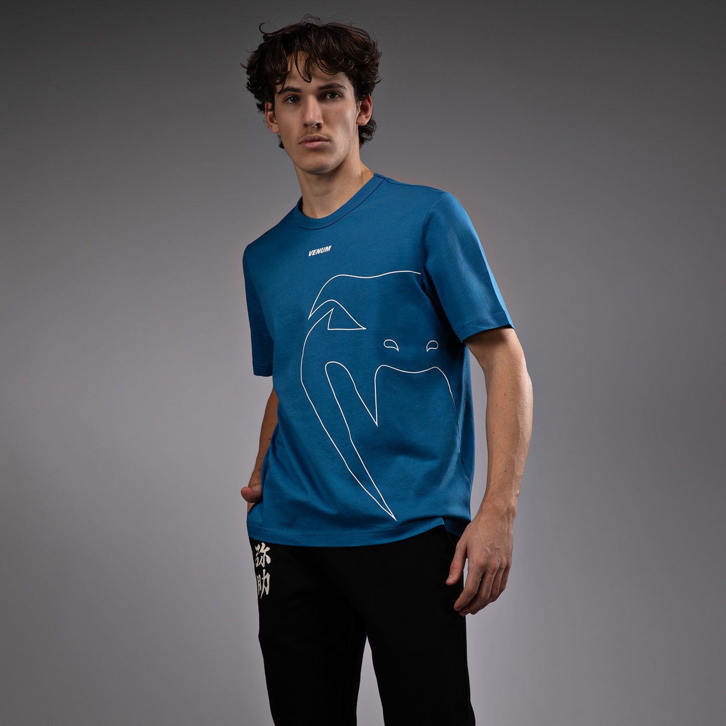 Venum Giant Connect T-Shirt - Mystie blauw