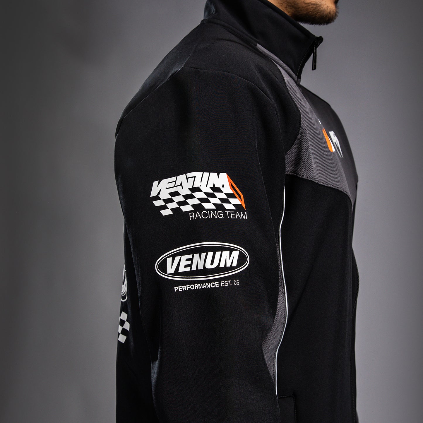 Venum Motorsport Softshell Jacket - Diep Zwart