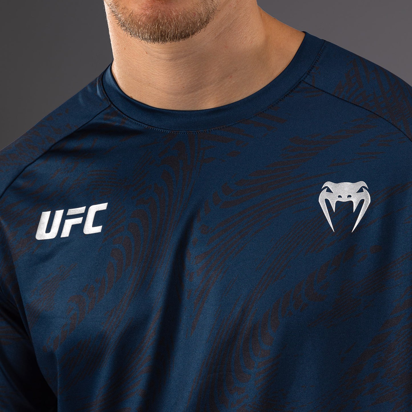 UFC Fusion by Venum Fight Week Dry-Tech T-shirt voor Heren - Oceaanblauw