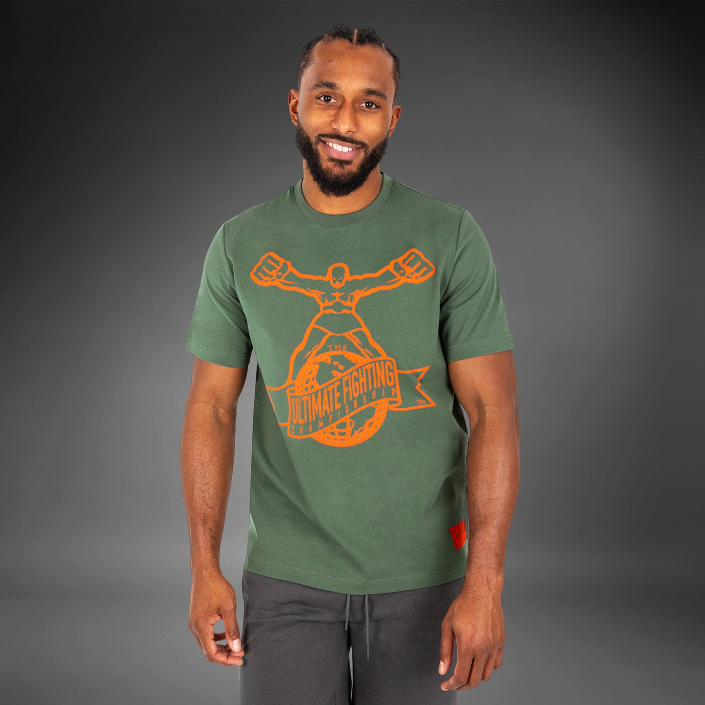 UFC by Venum Ulti-Man T-shirt - Khaki/Oranje
