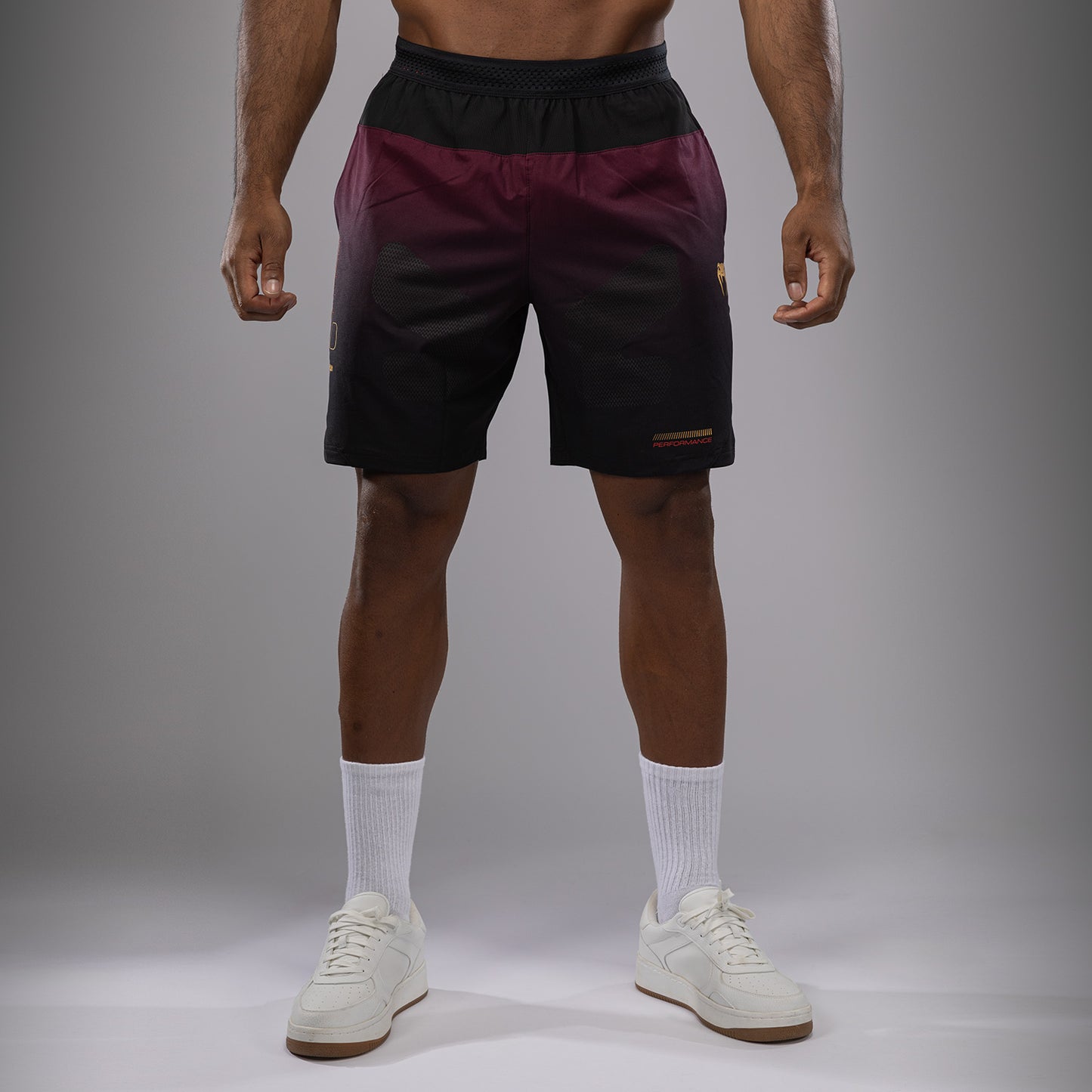 Venum Tactical XT Trainingsshort - Zwart/Bourgondië/Goud
