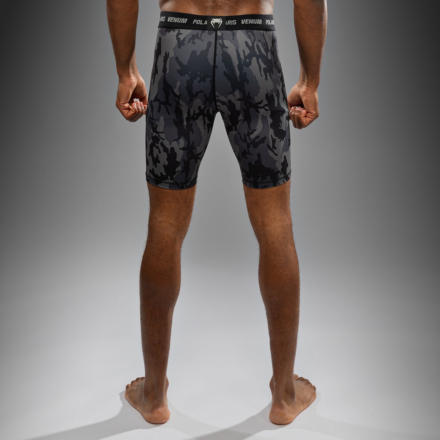 Venum x Polaris Vale Tudo Shorts - Zwart/Storm Grijs