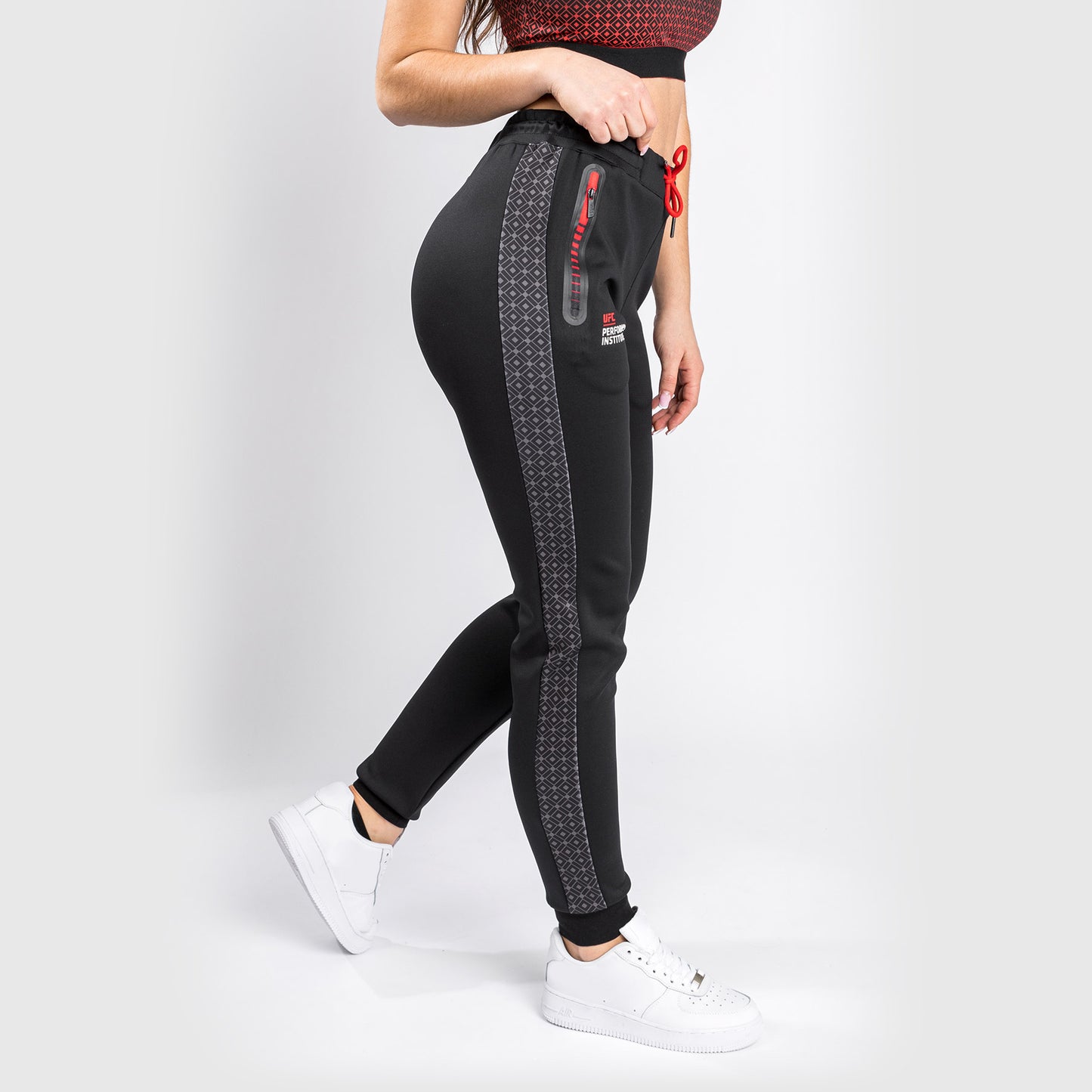 Venum UFC Performance Institute Sweatpants - Voor Dames - Zwart/Rood