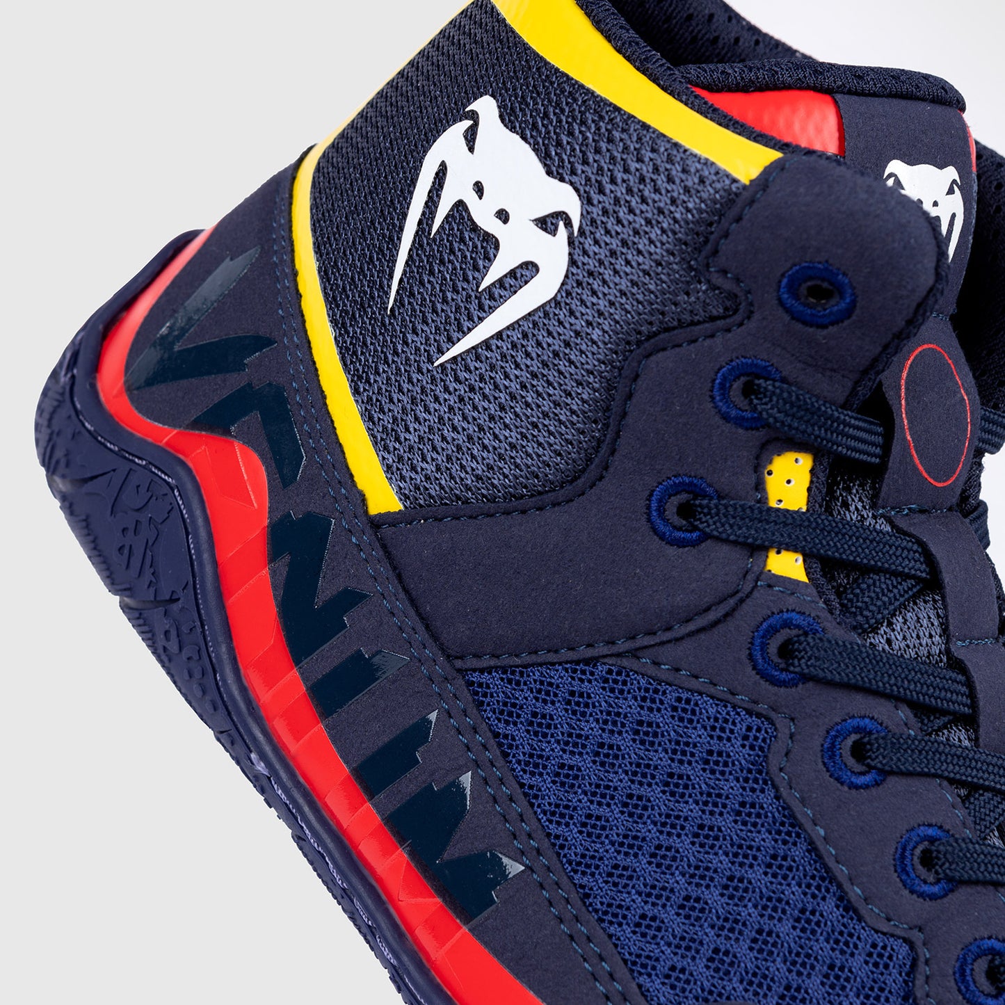 Venum Elite Worstelschoenen - Blauw/Geel