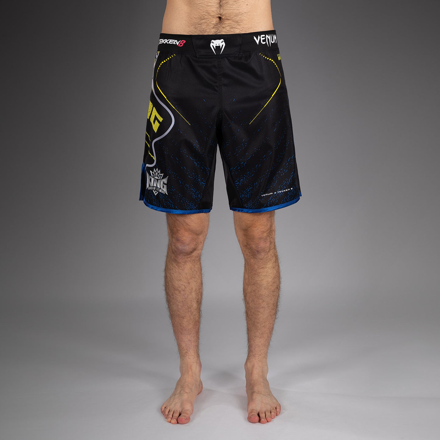 Venum x TEKKEN 8 Fightshorts - King - Zwart/Geel