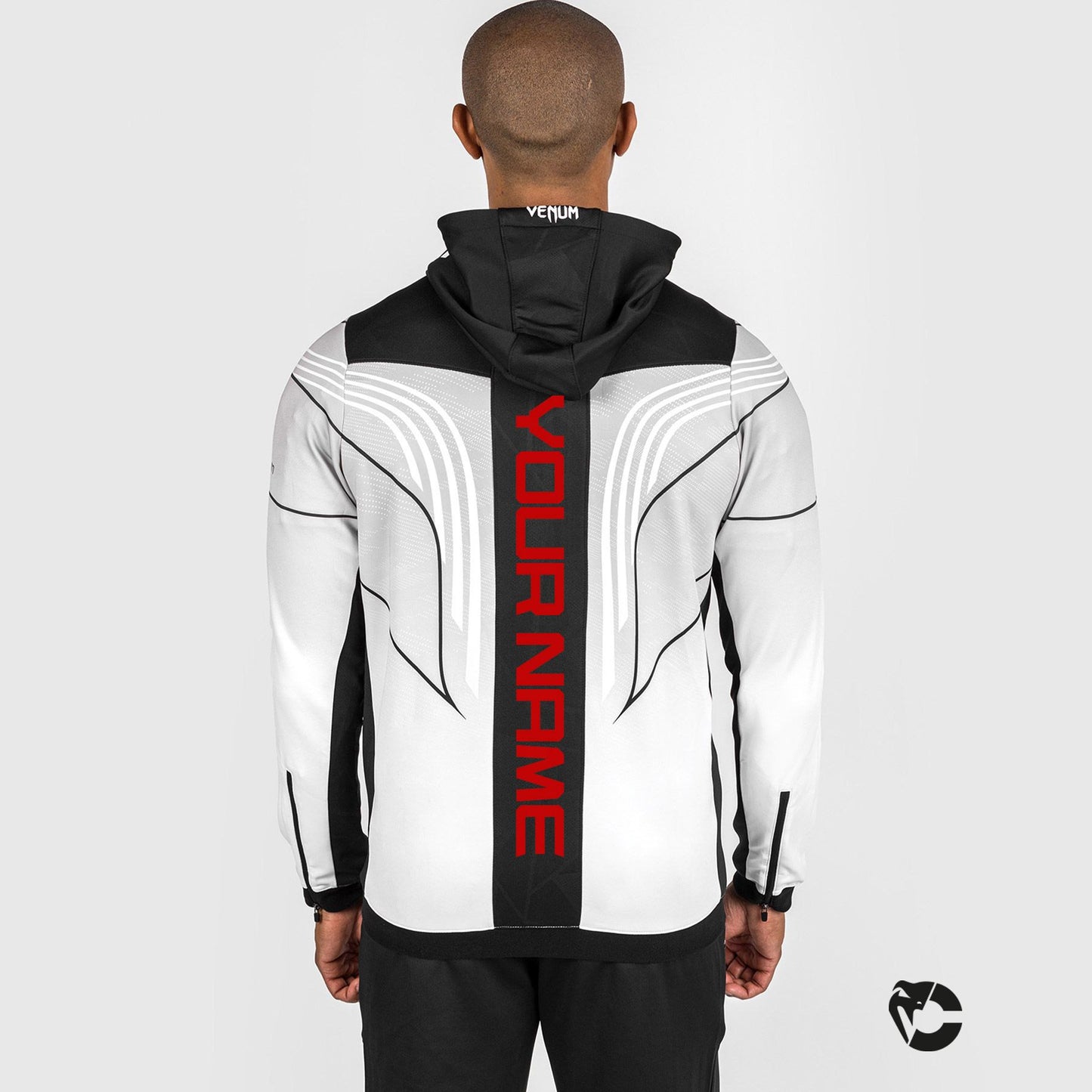 UFC Venum Authentic Fight Night 2.0 Heren Walkout Hoodie - Wit