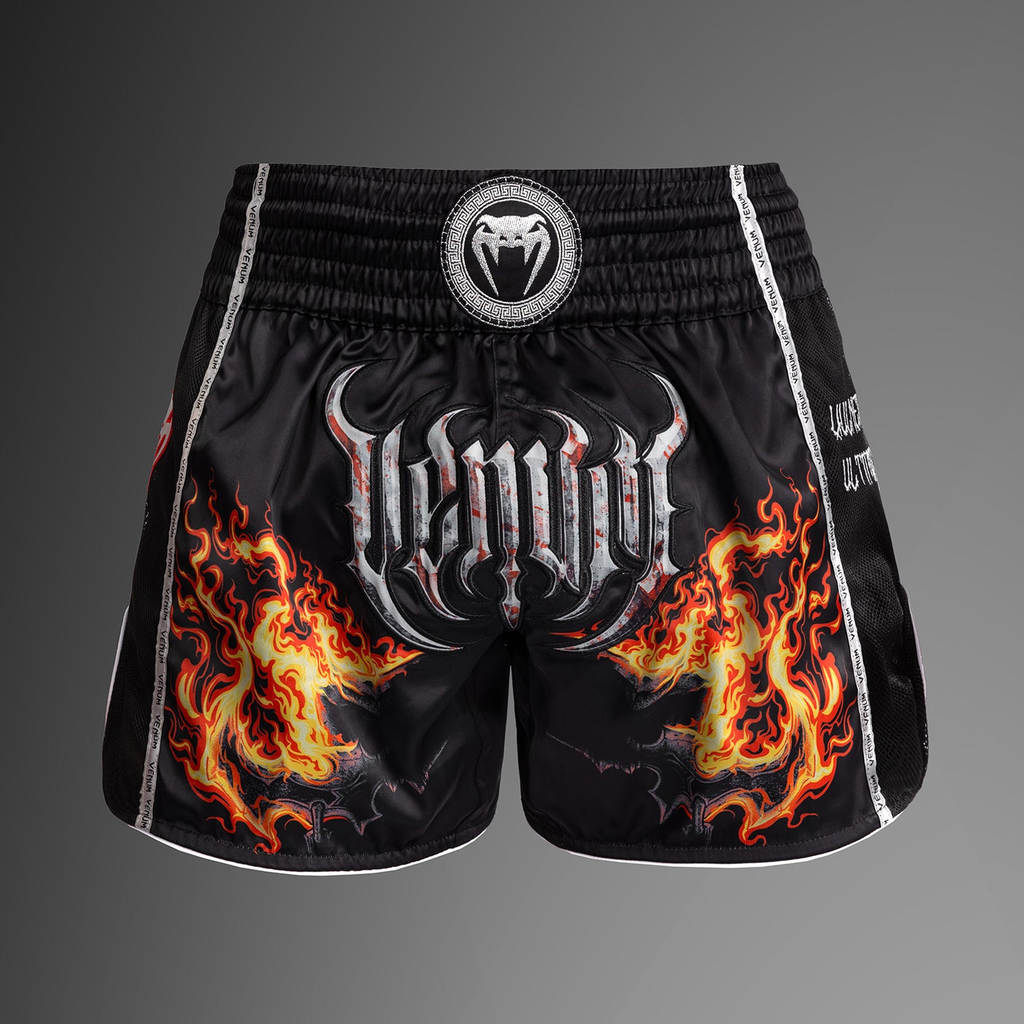 Venum Gladiator 5.0 Muay Thai Shorts - Zwart/Neon Oranje