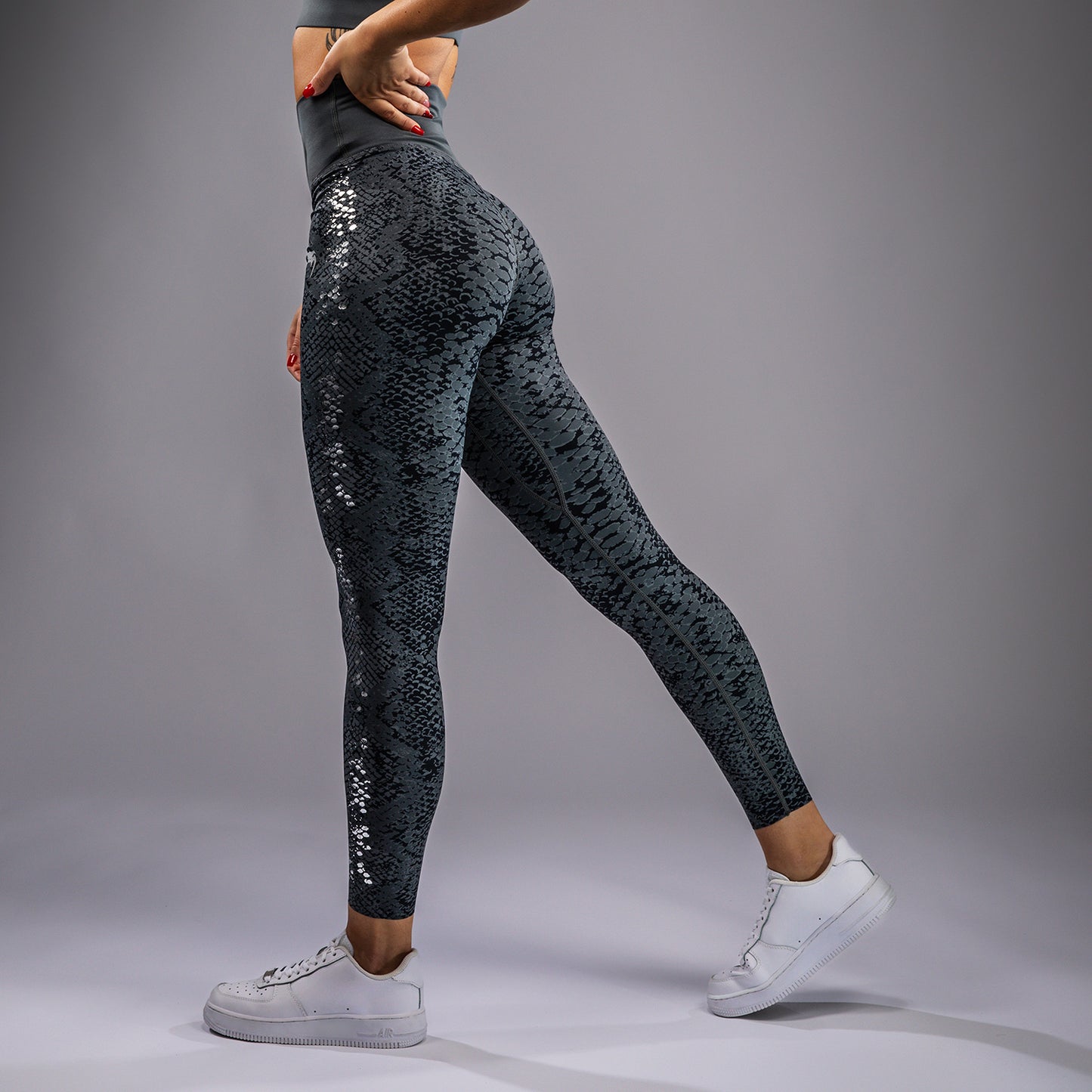 Venum Amazonia Dames Leggings Met Volledige Lengte - Donkergrijs