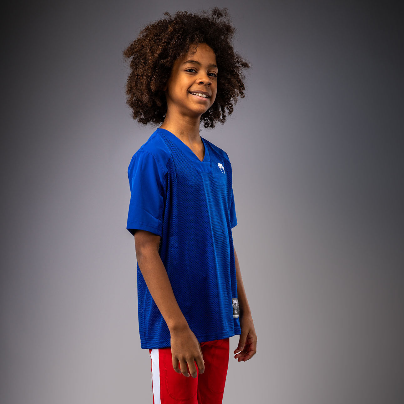 Venum Elite Football Voetbalshirt met korte mouwen voor kinderen - Koningsblauw