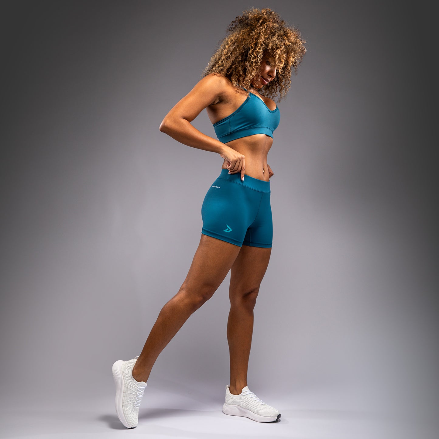 Venum x Demi Dames Vale Tudo Korte Broek - Azuurblauw