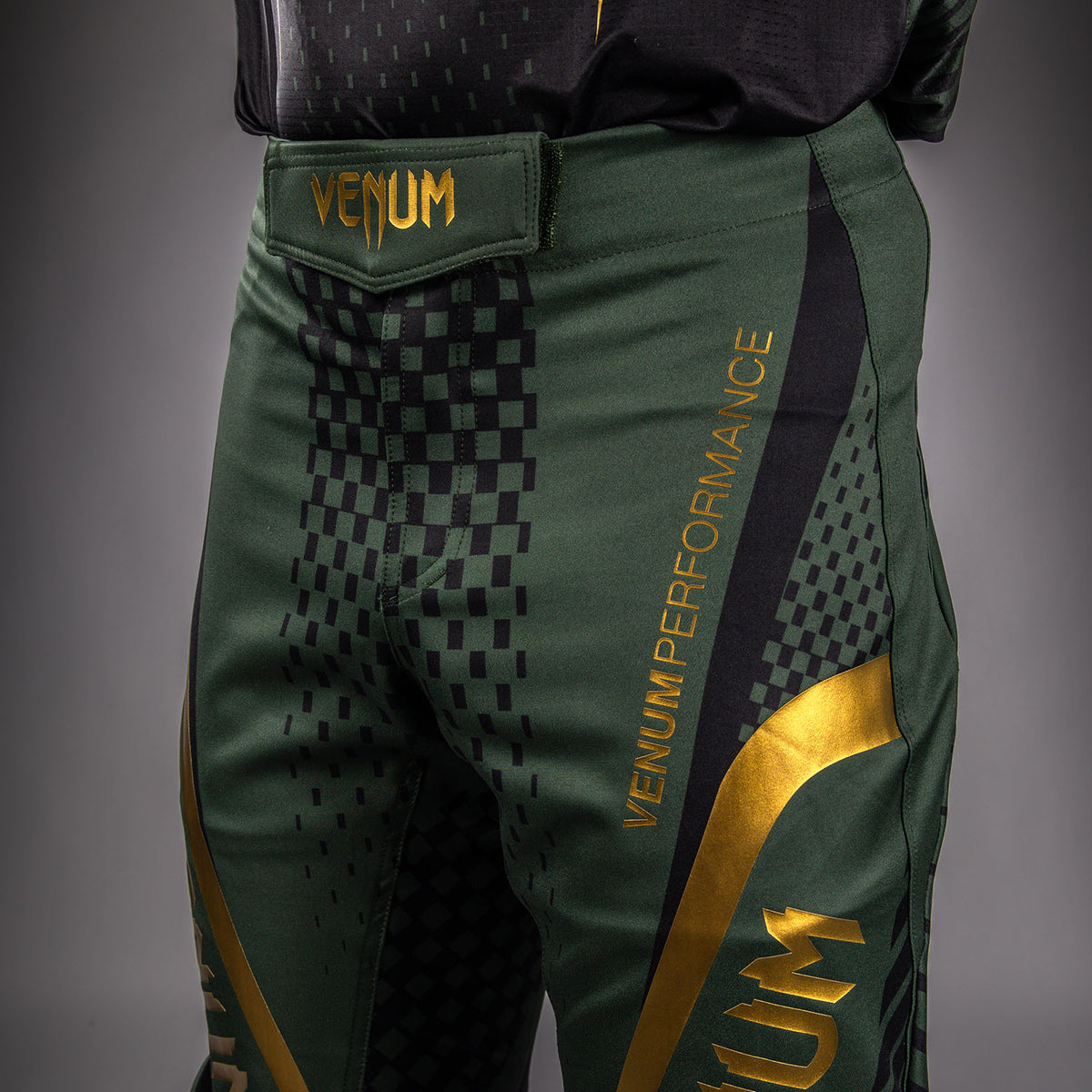 Venum MX Challenger Motorsportsbroek - Zwart/Groen/Goud
