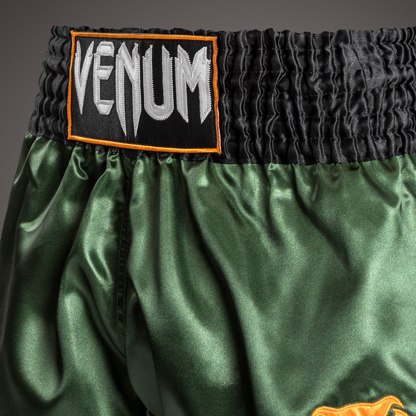 Venum Classic Muay Thai broekje - Groen/Goud/Zwart