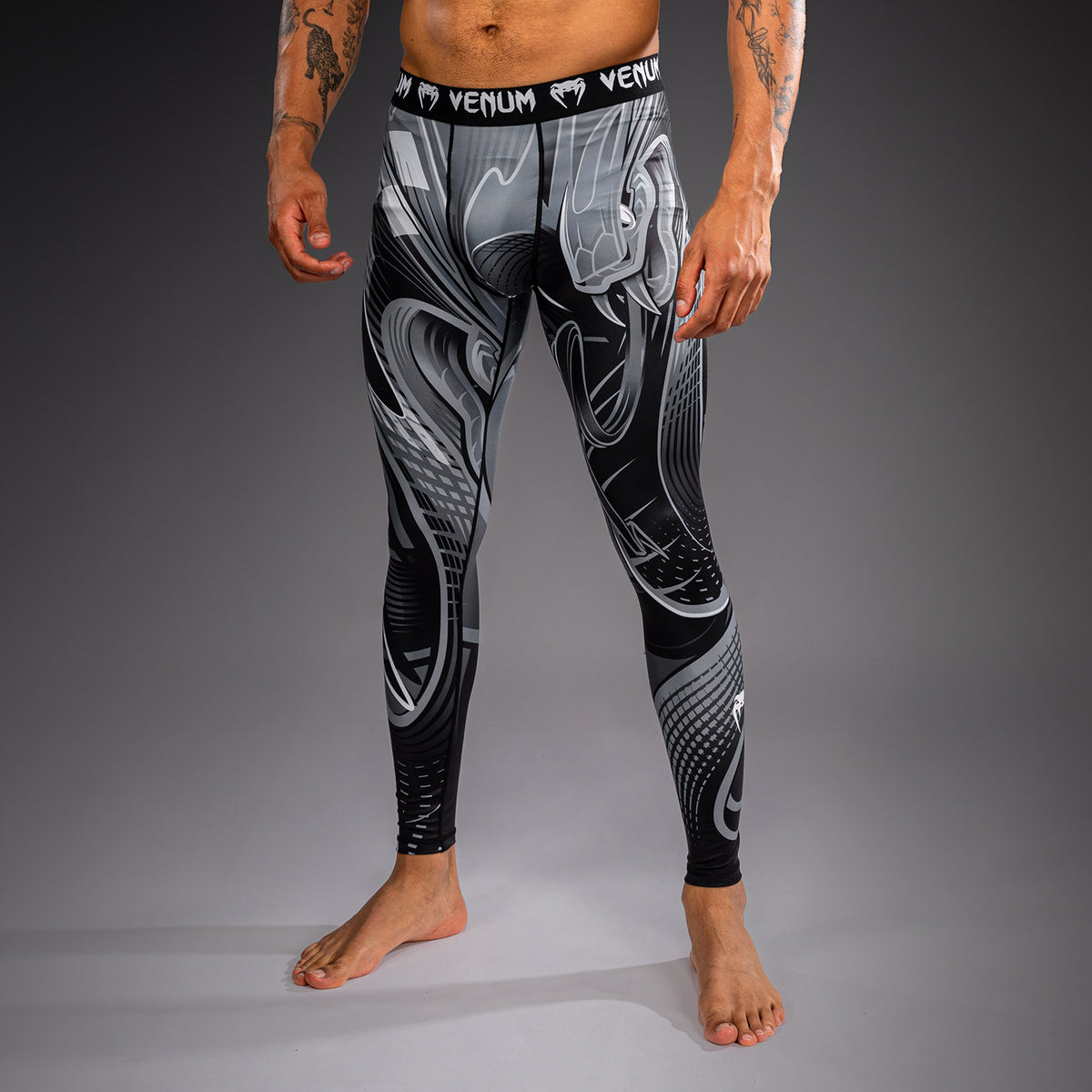 Venum Crimson Viper 2.0 Compressielegging - Zwart/Grijs