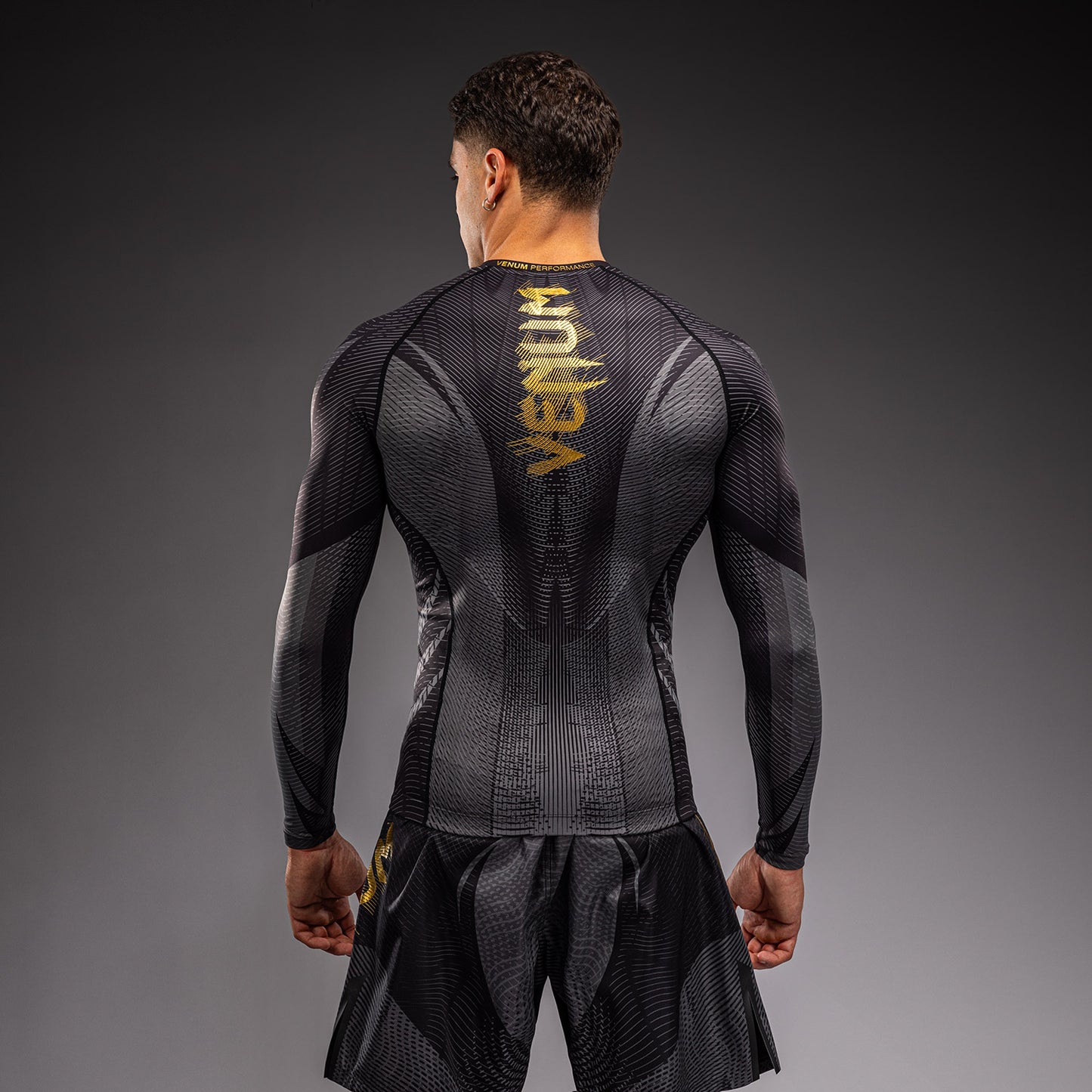 Venum Galactic 3.0 Rashguard met lange mouwen - Zwart/Goud