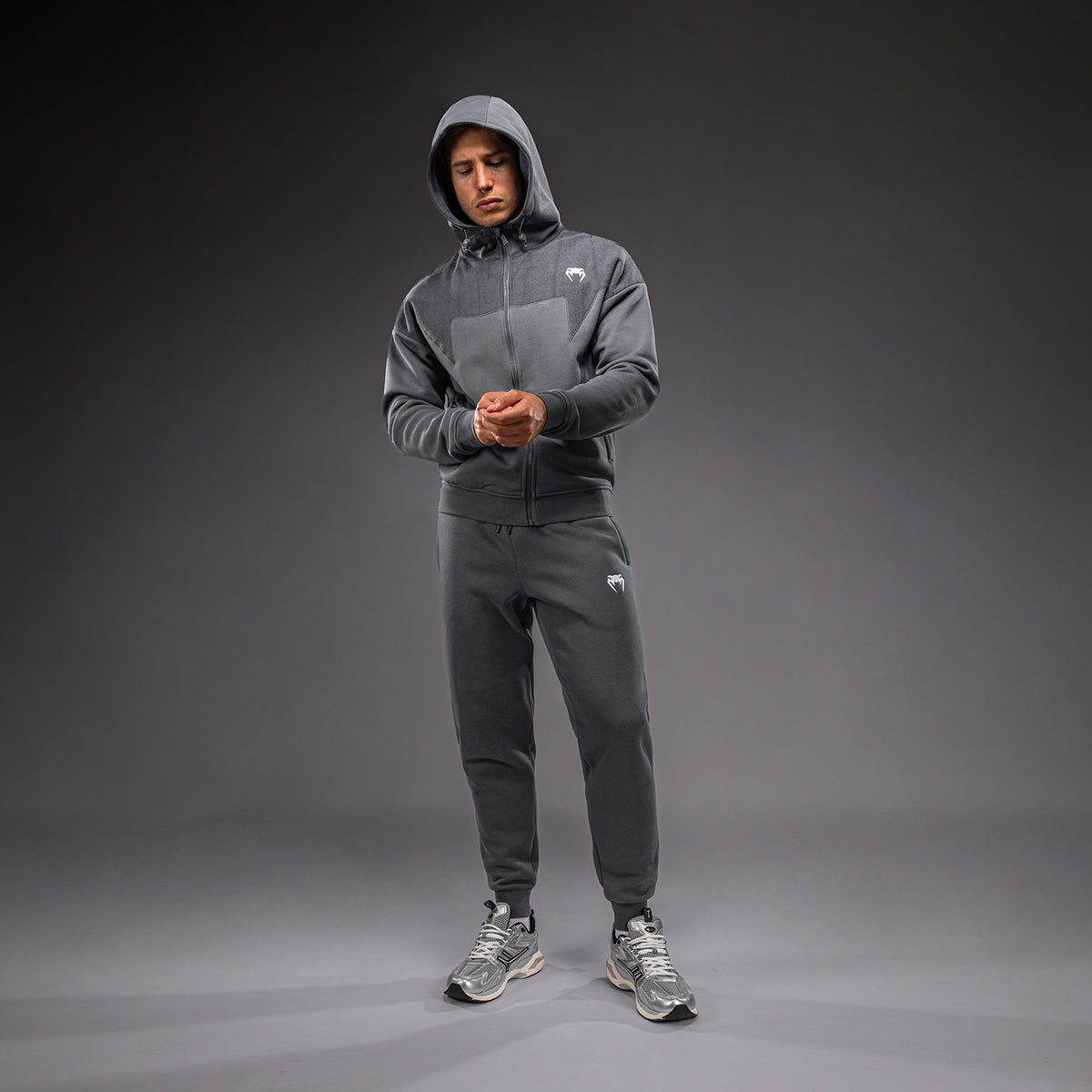 Venum Attack Fleece & Weave Trainingsjack - Grijs