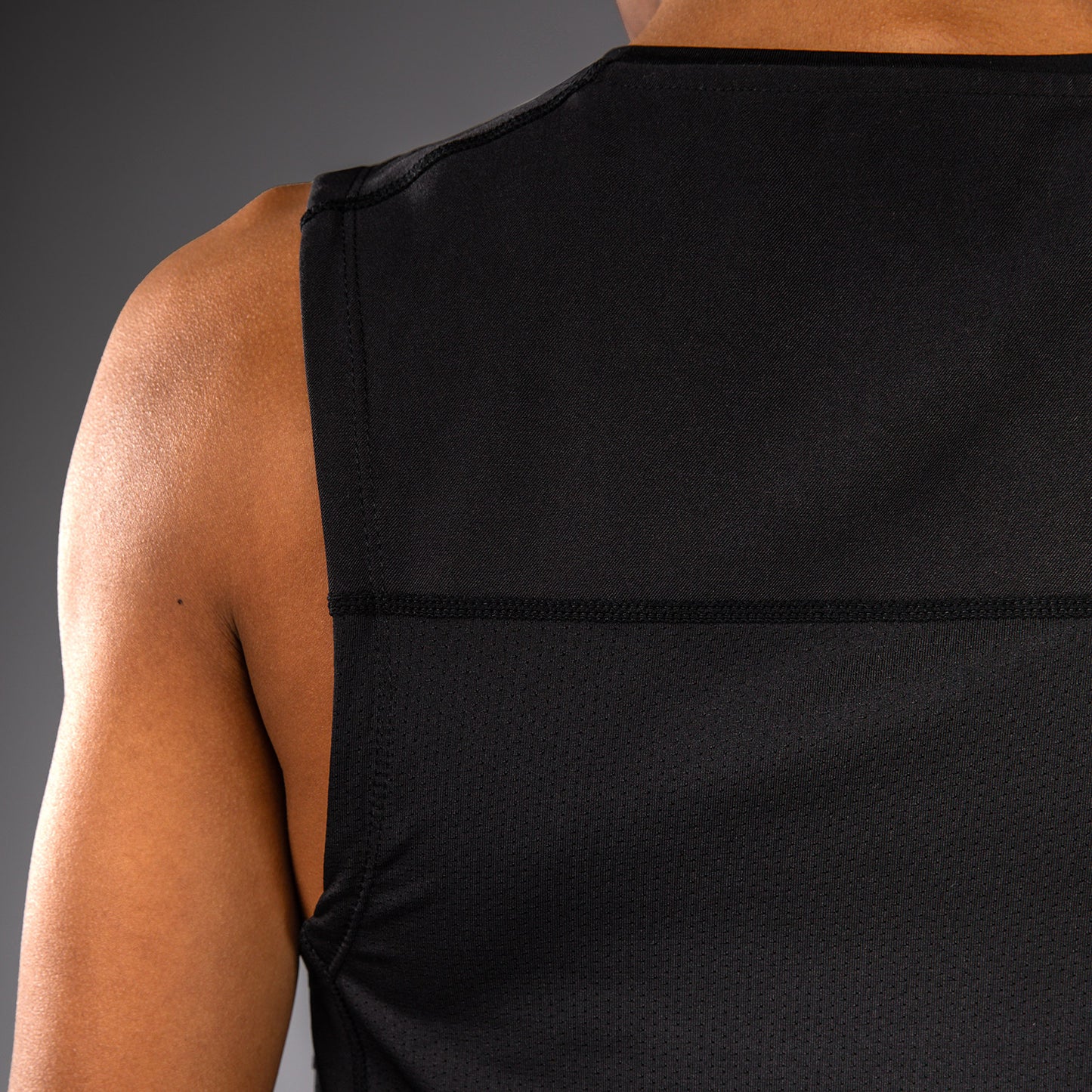 Venum Elite Football Mouwloos Compressie T-shirt voor kinderen - Zwart
