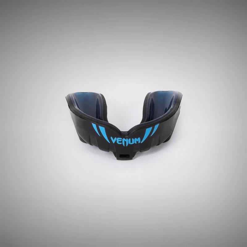 Venum Challenger Kindermondbeschermer met band/zonder band - Zwart/Blauw