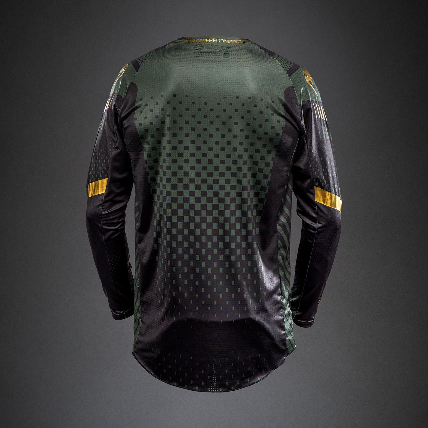 Venum MX Challenger Motorsportsshirt - Zwart/Groen/Goud