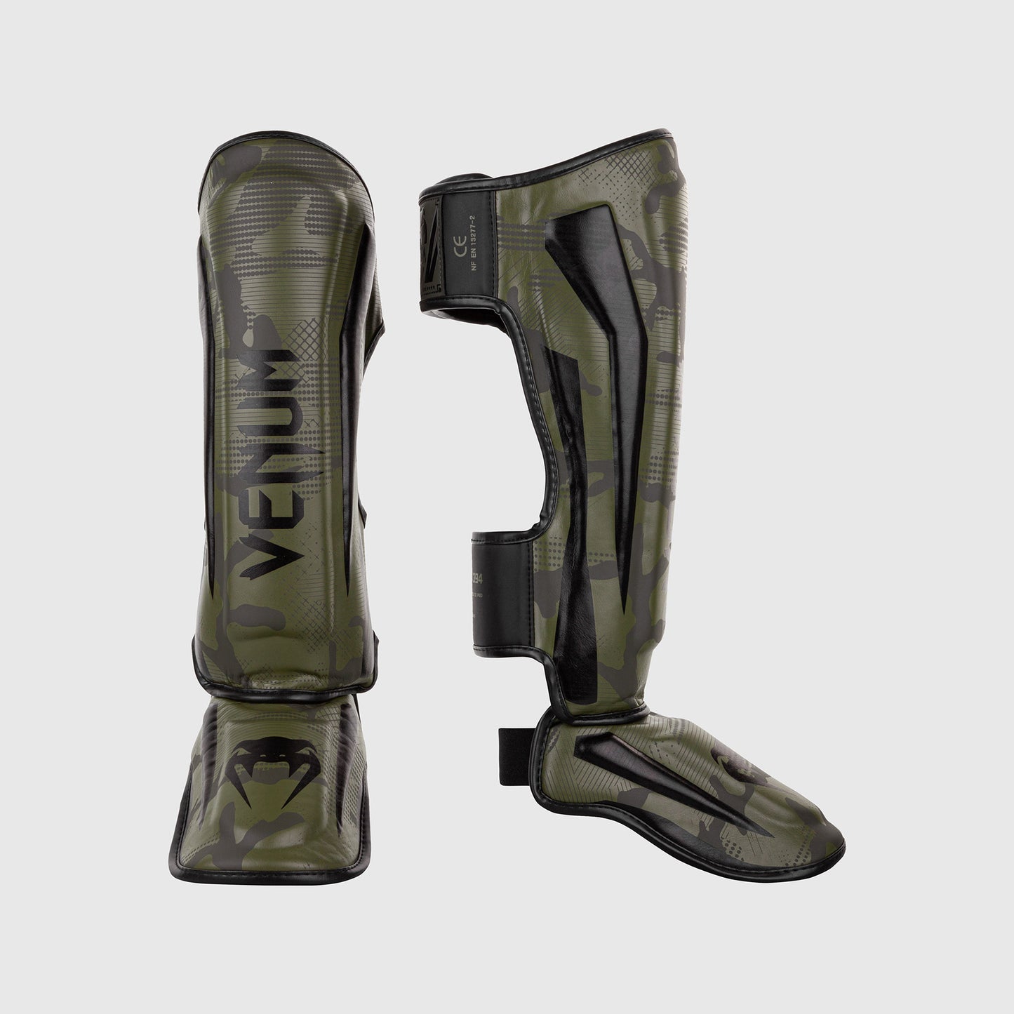 Venum Elite Scheenbeschermer - Khaki Camo