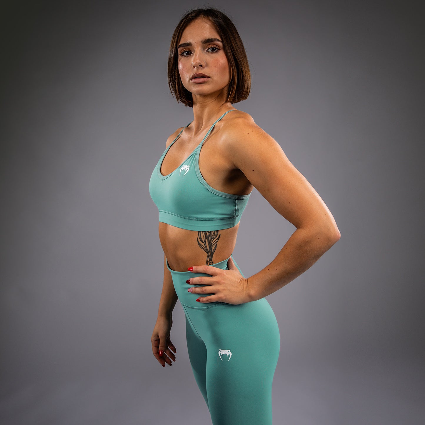 Venum Essential Dames Low Impact Sports Bra - Aqua Groen