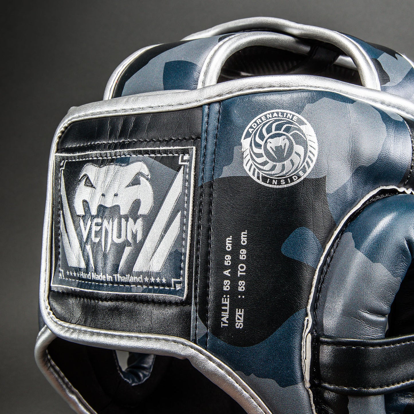 Venum Elite Camo Hoofdbeschermer – Donker Marineblauw/Blauw