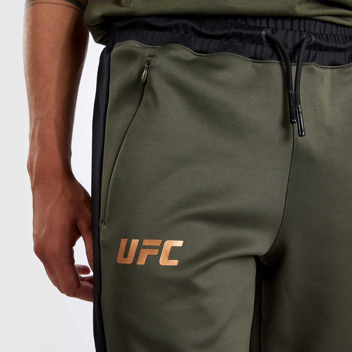 UFC Adrenaline by Venum Fight Week Performance joggingbroek voor Heren - Khaki/Brons