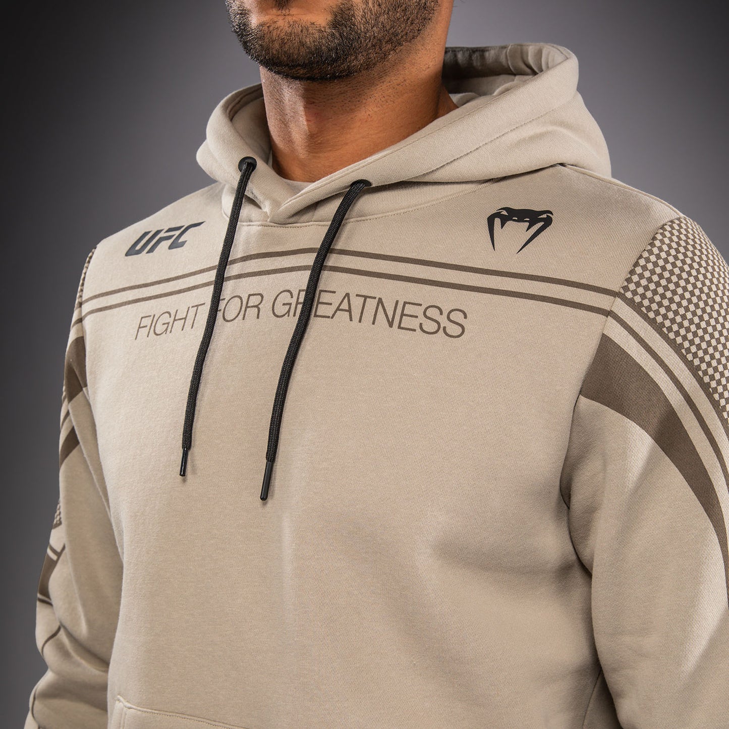 Venum UFC Unity by Venum Authentic Fight Week Heren Hoodie - Zand