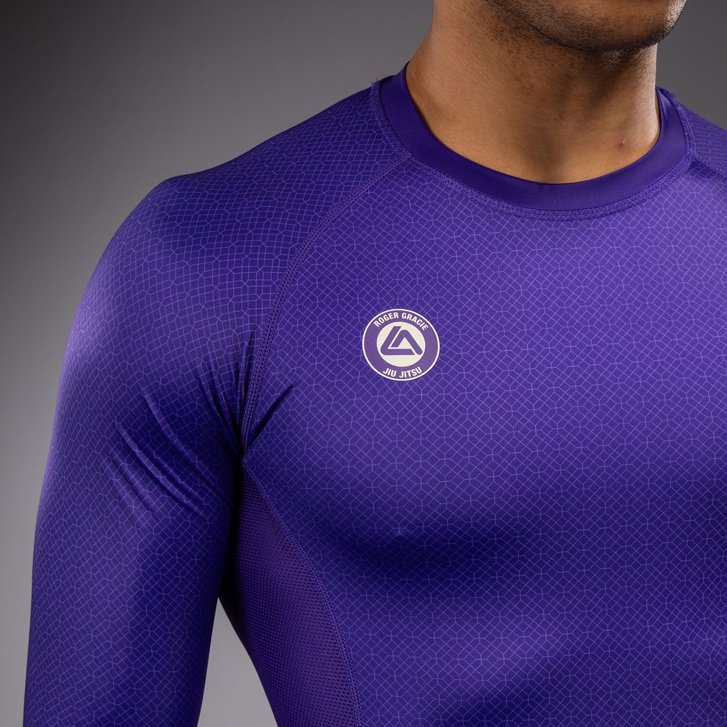 Venum x Roger Gracie Academy Rashguard met Lange Mouwen - Paars