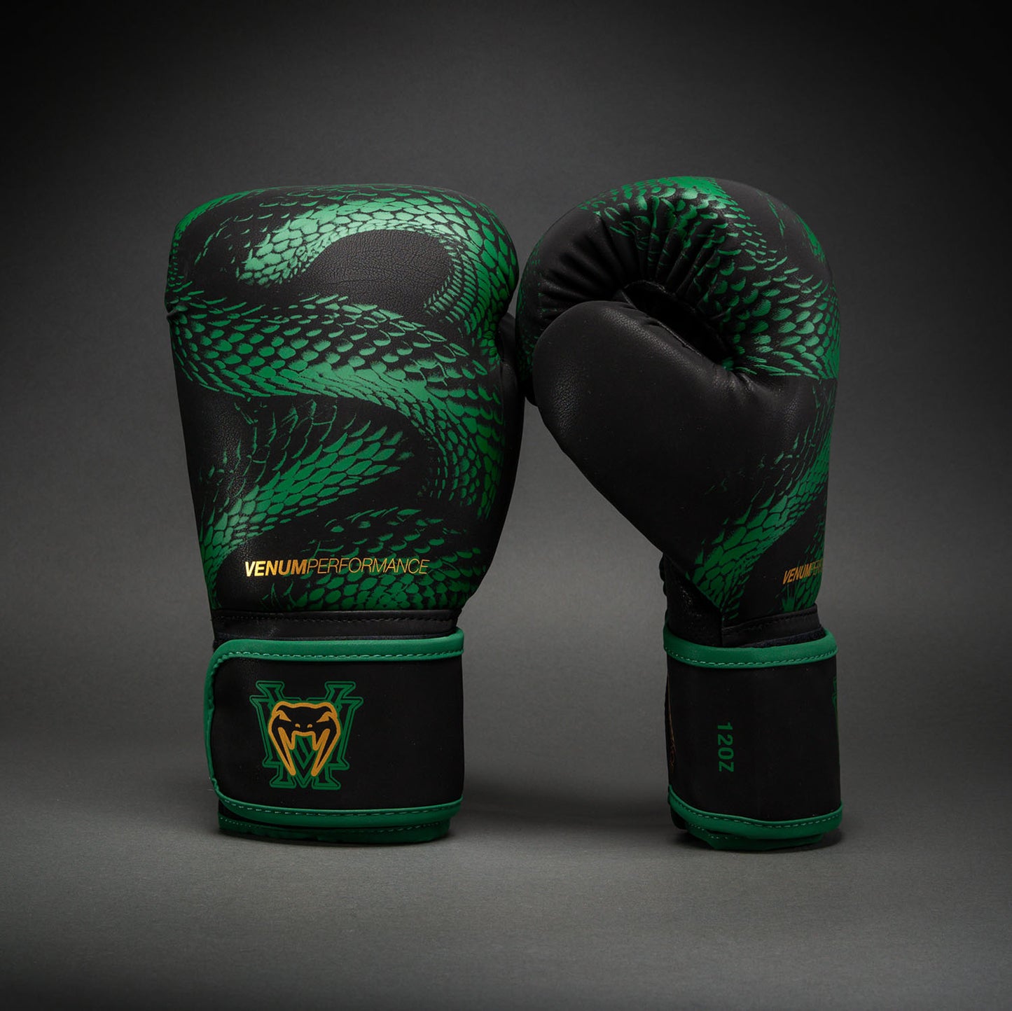 Venum Matupa Bokshandschoenen - Zwart/Groen/Goud