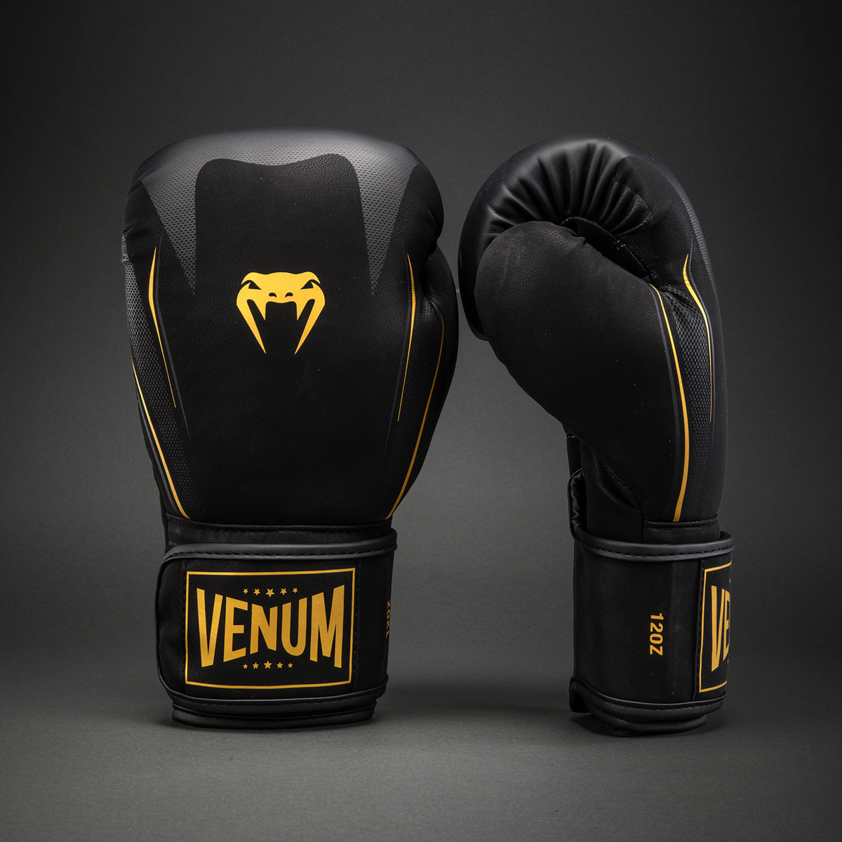 Venum Impact G-Core Bokshandschoenen - Zwart/Goud