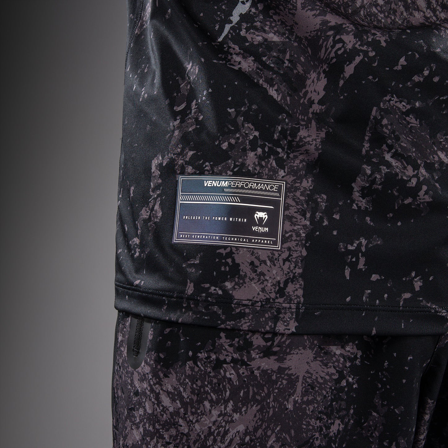 Venum Rage & Workout Dry Tech T-shirt - Zwart/Grijs