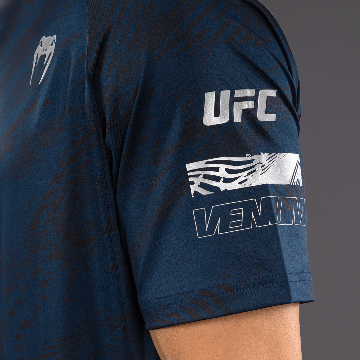 UFC Fusion by Venum Fight Week Dry-Tech T-shirt voor Heren - Oceaanblauw