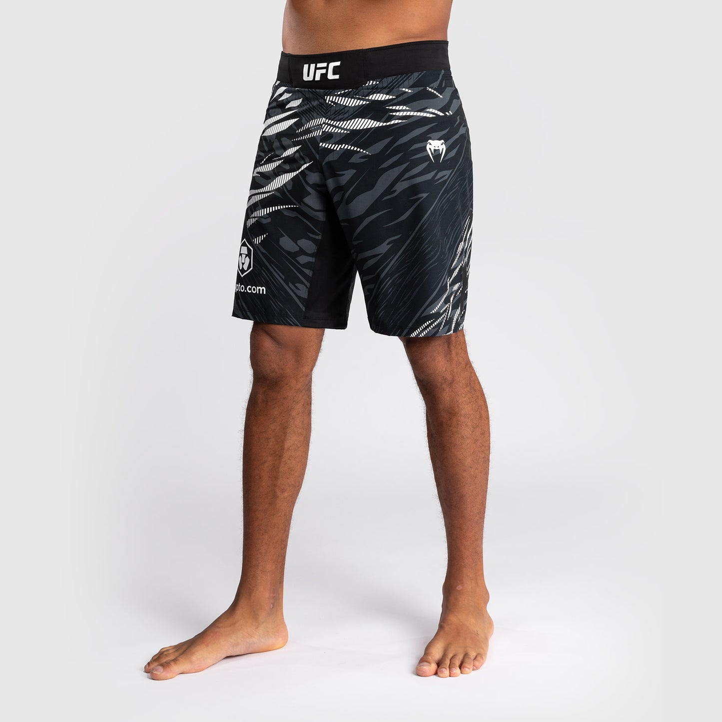 UFC Fusion by Venum Personalized Authentic Fight Night Fight Shorts voor Heren - Lang Fit - Zwart