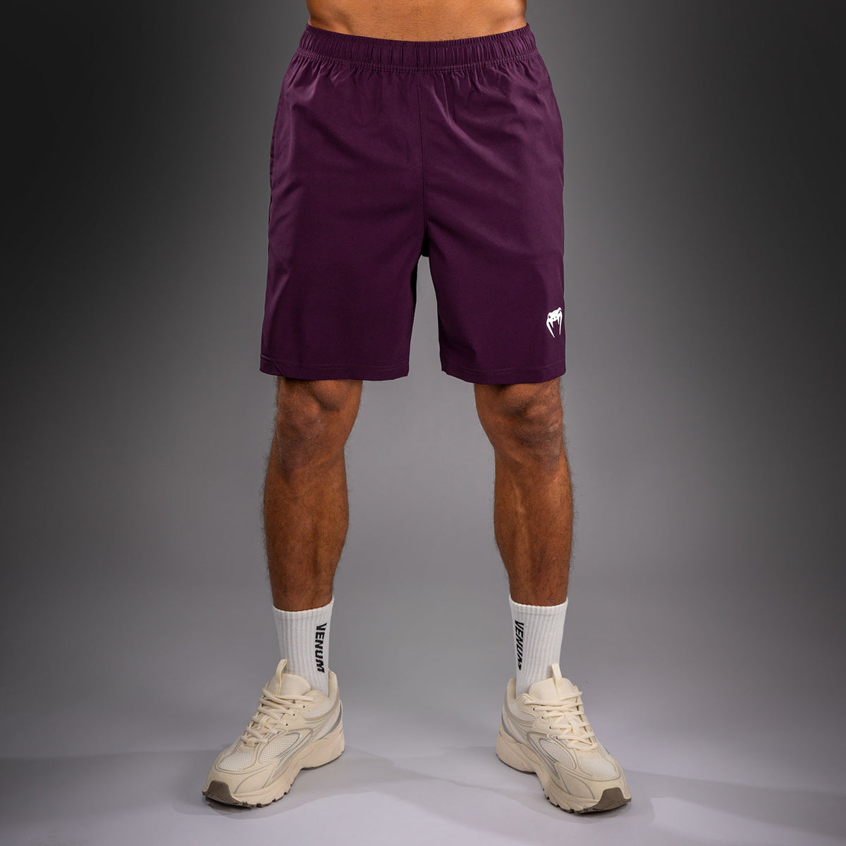 Venum Contender trainingsshort - Donkerpaars/Wit