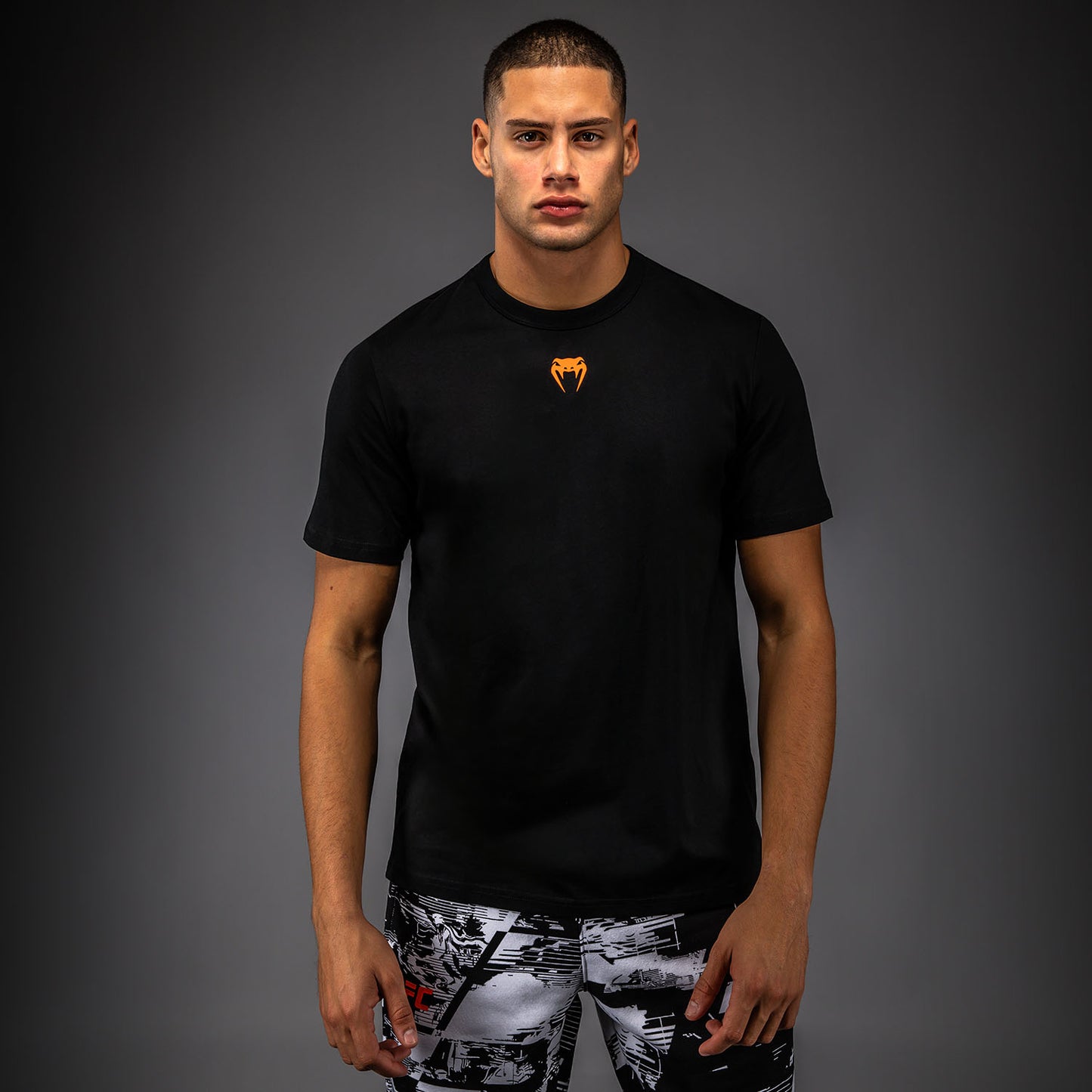 UFC Zenith by Venum Authentic Fight Week T-shirt Korte Mouw Heren - Zwart