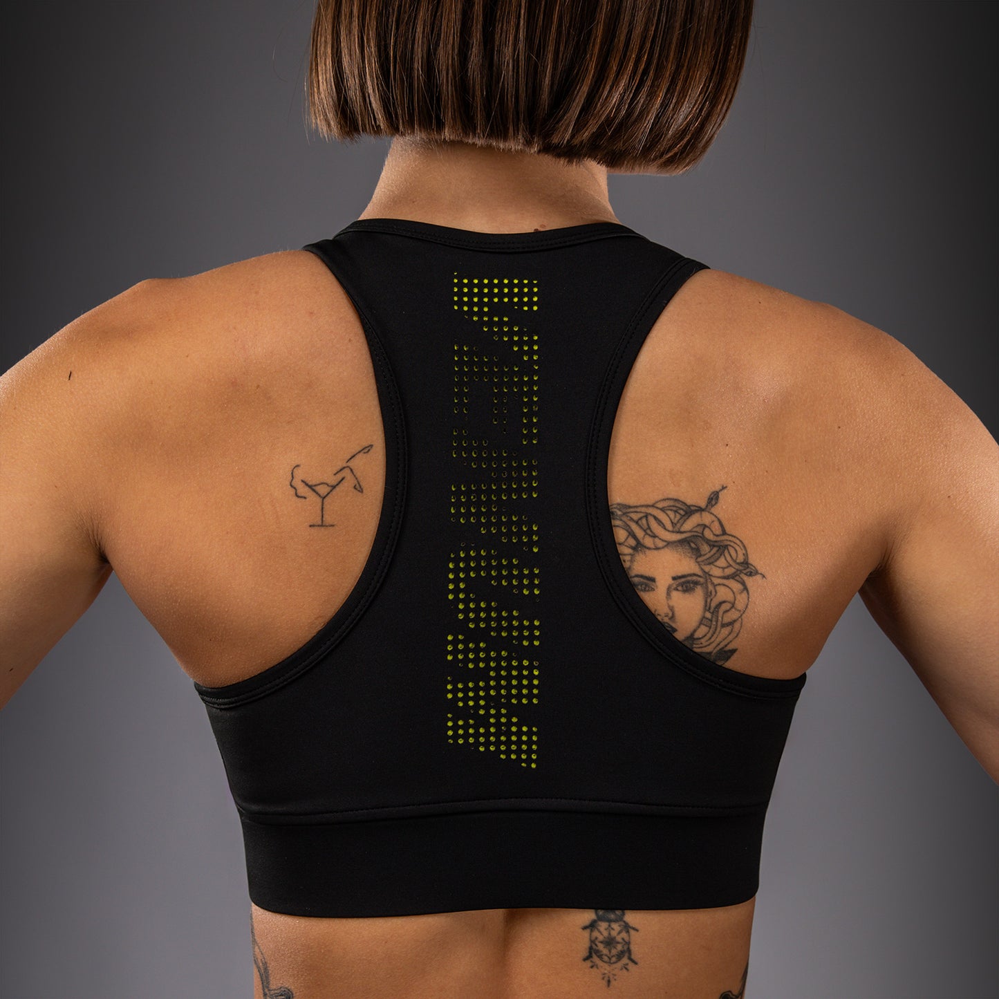 Venum Lazer Sportbeha voor dames - Zwart/Geel