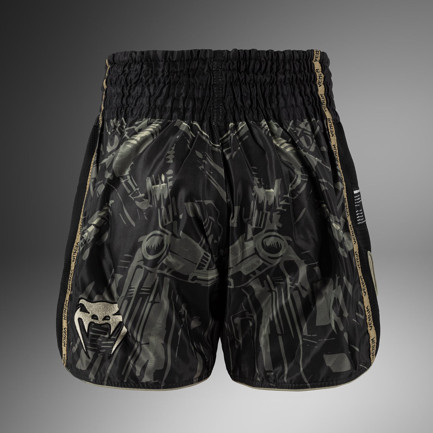 Venum Invader Muay Thai Shorts - Zwart/Zand
