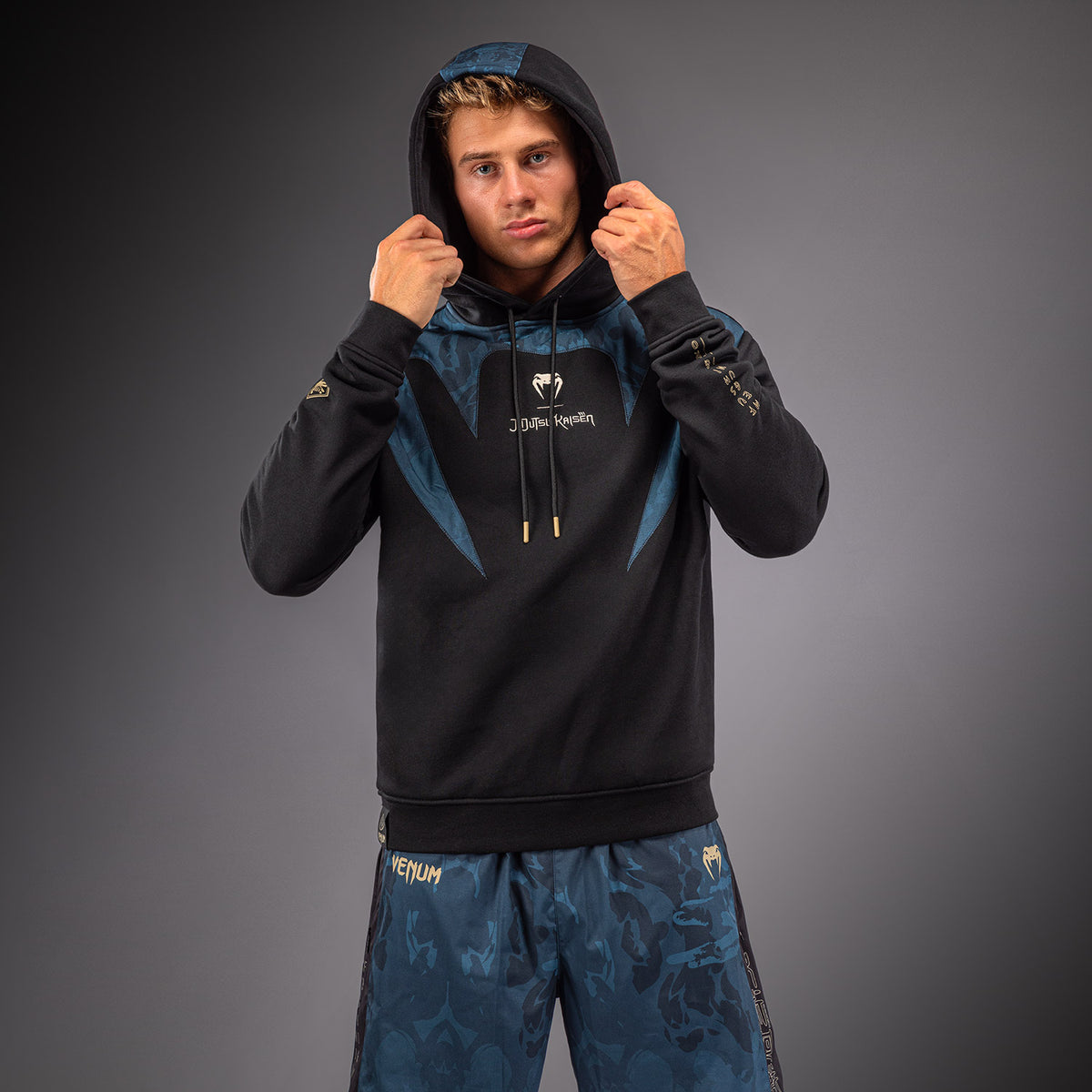 Jujutsu Kaisen x Venum Fushiguro Hoodie – Oceaan Blauw