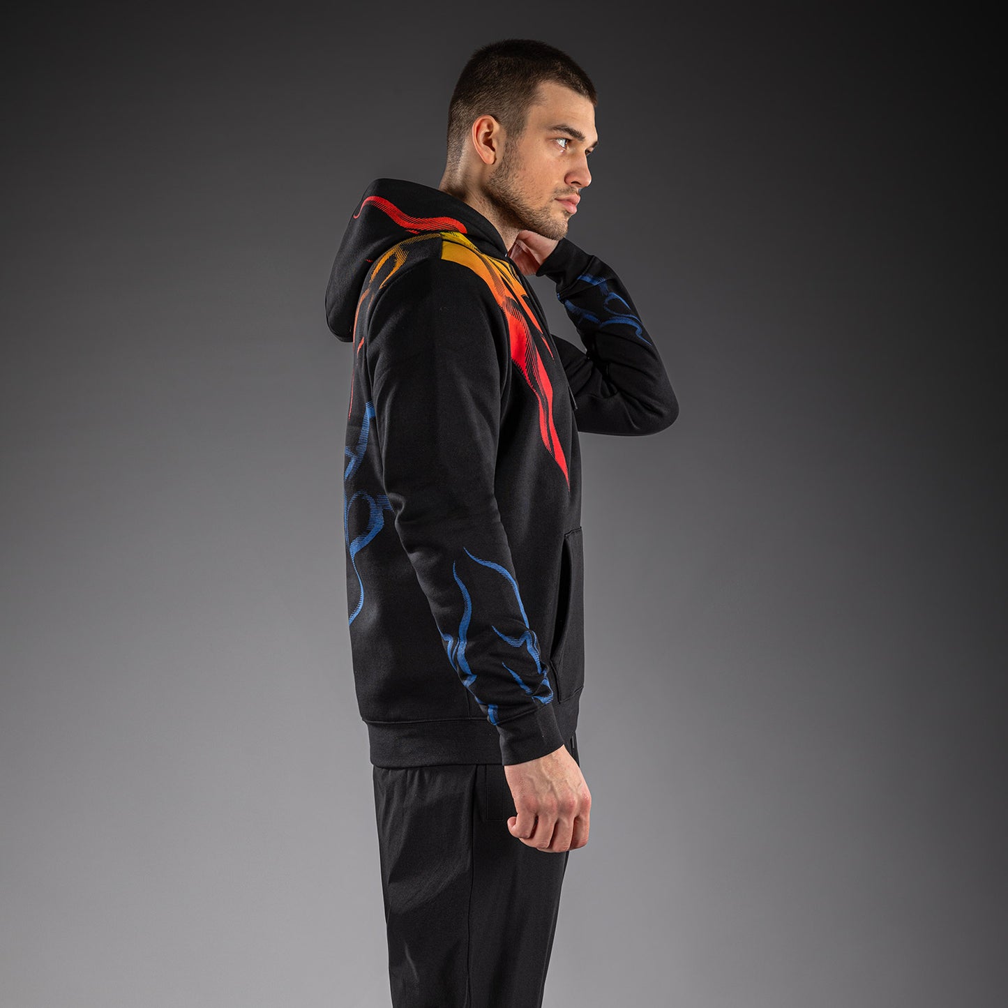 Venum x TEKKEN 8 Hoodie met Rits - Yoshimitsu - Zwart/Oranje