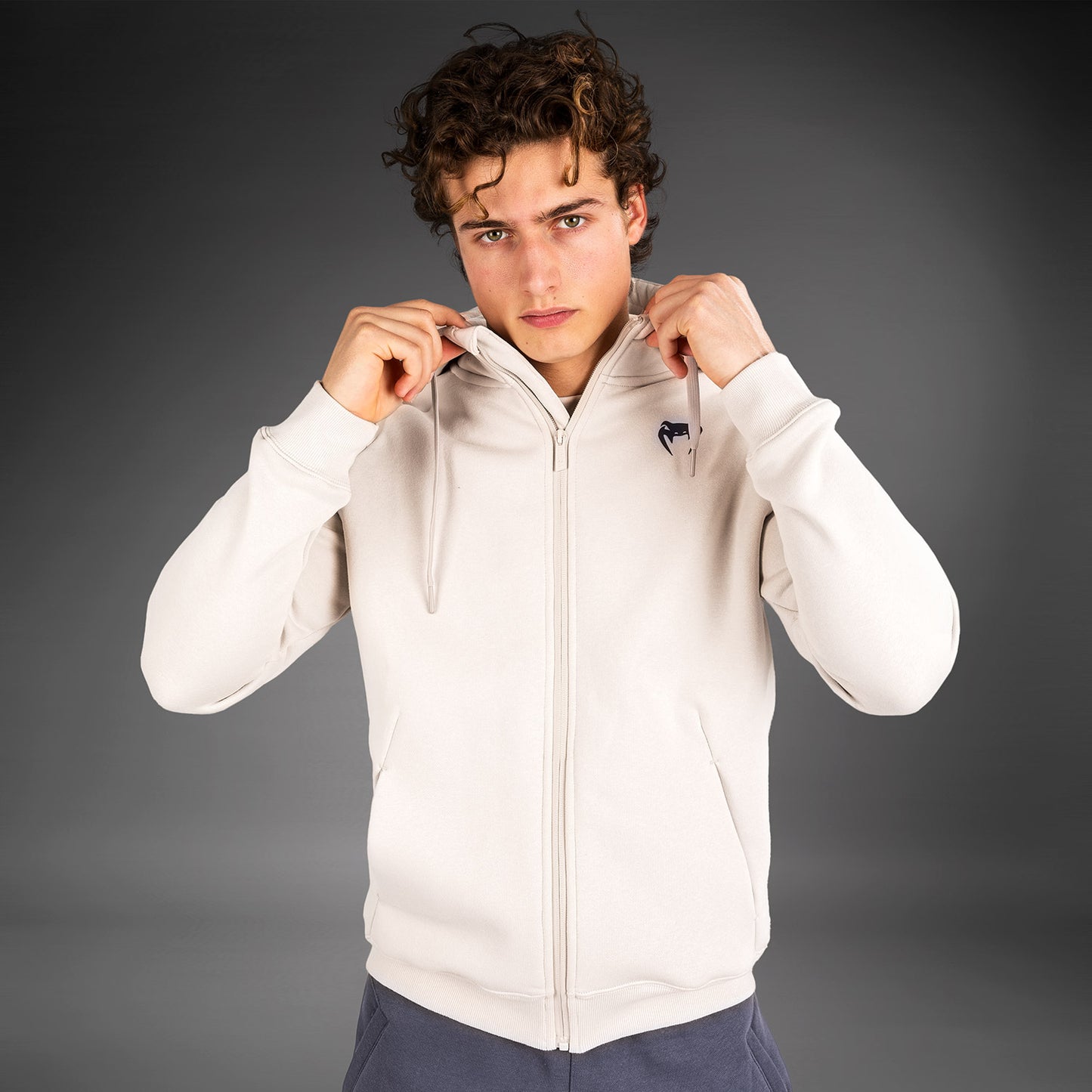 Venum Strikeland  Hoodie met volledige rits - Grijs