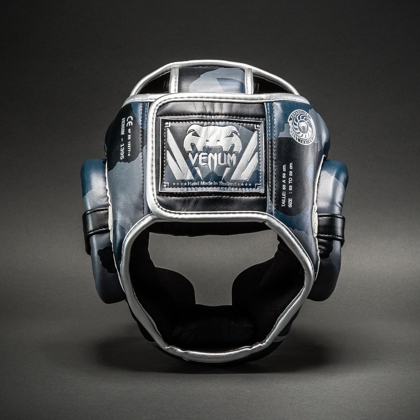 Venum Elite Camo Hoofdbeschermer – Donker Marineblauw/Blauw
